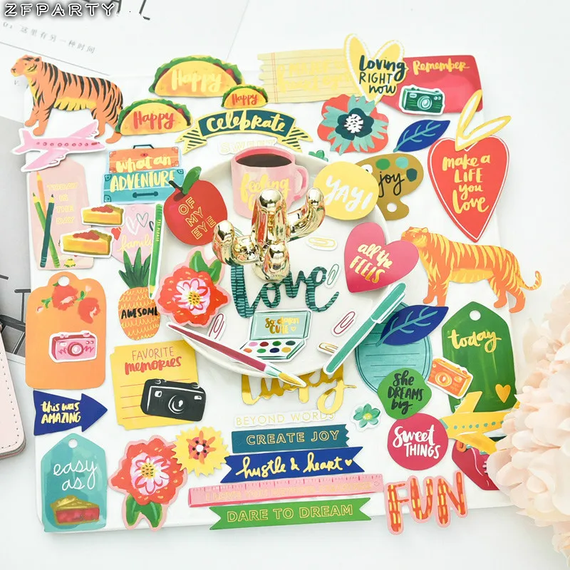 ZFPARTY 45pcs Sweet Things Cardstock Die Cuts for Scrapbooking Happy Planner/Card Making/Journaling Project
ZFPARTY 45pcs Sweet Things Cardstock Die Cuts for Scrapbooking Happy Planner/Card Making/Journaling Project