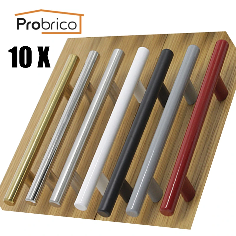 Probrico Kitchen Cabinet Closet Handles Drawer Pulls T Bar Knob Stainless Steel 128mm 5 Inch Furniture Hardware Cupboard Knobs
Probrico Kitchen Cabinet Closet Handles Drawer Pulls T Bar Knob Stainless Steel 128mm 5 Inch Furniture Hardware Cupboard Knobs