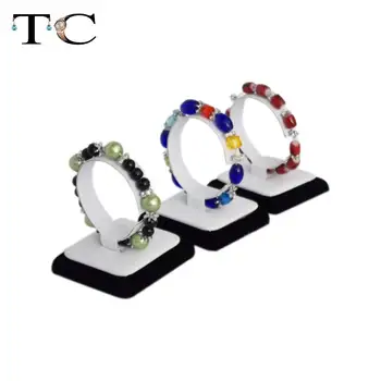 Drop shipping 3 pcs/lot bangle bracelet holder watch stand round jewelry organizer in black velvet and white leather
Drop shipping 3 pcs/lot bangle bracelet holder watch stand round jewelry organizer in black velvet and white leather