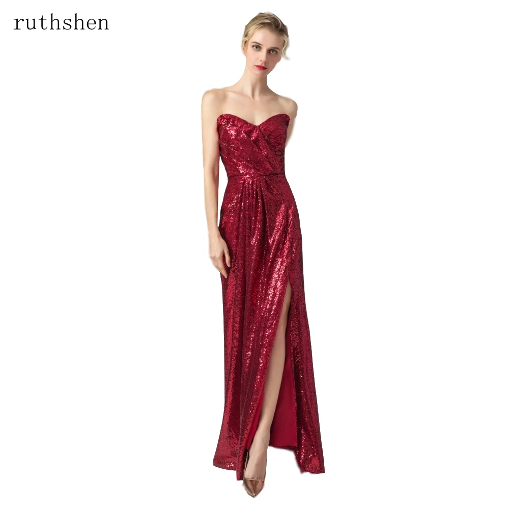ruthshen Reflective Dress Party Gown Slit Formal Prom Dresses Vestido De Festa Long Evening Dress Sequined Sparkle Elegant Women
ruthshen Reflective Dress Party Gown Slit Formal Prom Dresses Vestido De Festa Long Evening Dress Sequined Sparkle Elegant Women