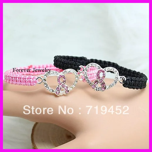 10pcs/lot free ship beautiful pink and black breast cancer bracelet,Pink Ribbon Breast Cancer Awareness sign bracelet
10pcs/lot free ship beautiful pink and black breast cancer bracelet,Pink Ribbon Breast Cancer Awareness sign bracelet