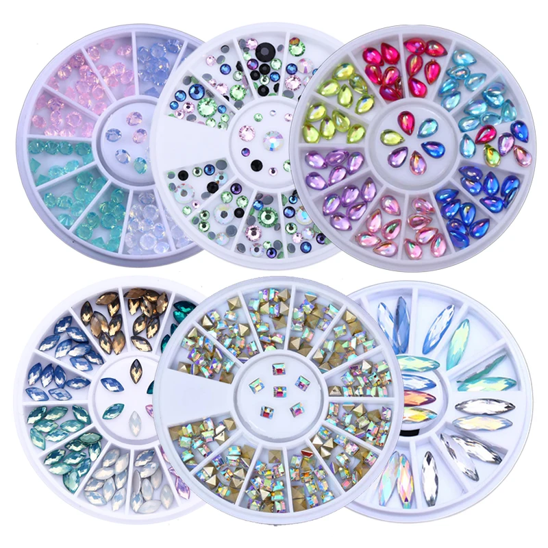 Nail Rhinestones Flat Back 3D Decorations in Wheel Blue Colorful Nail Art Manicure Accessories Tool Nail Art Design
Nail Rhinestones Flat Back 3D Decorations in Wheel Blue Colorful Nail Art Manicure Accessories Tool Nail Art Design