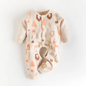 Baby Boy Girl Clothes Organic Cotton Animal Cartoon Crotch Opening Rompers Newborn Baby Kids Spring Autumn Pajamas Free Shipping
Baby Boy Girl Clothes Organic Cotton Animal Cartoon Crotch Opening Rompers Newborn Baby Kids Spring Autumn Pajamas Free Shipping