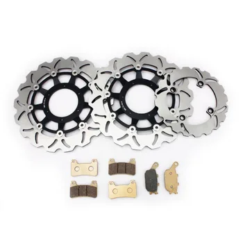 BIKINGBOY Front Rear Full Set Brake Disks Discs Rotors Brake Pads Wave Set for Honda CBR600RR Radial Calipe 2005 2006 05 06
BIKINGBOY Front Rear Full Set Brake Disks Discs Rotors Brake Pads Wave Set for Honda CBR600RR Radial Calipe 2005 2006 05 06
