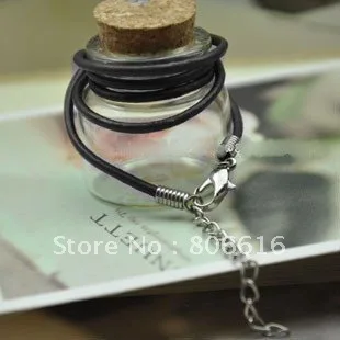50pcs/lot (43CM 2MM/W) Genuine Leather Necklace Chain & Clasp Jewelry Fittings & Components
50pcs/lot (43CM 2MM/W) Genuine Leather Necklace Chain & Clasp Jewelry Fittings & Components