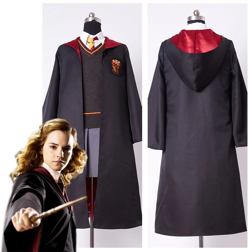Adult Hermione Granger Cosplay Costume and Hermione Wig Long Hair Adult Gryffindor Uniform Dress for Women Full Set Costume
Adult Hermione Granger Cosplay Costume and Hermione Wig Long Hair Adult Gryffindor Uniform Dress for Women Full Set Costume