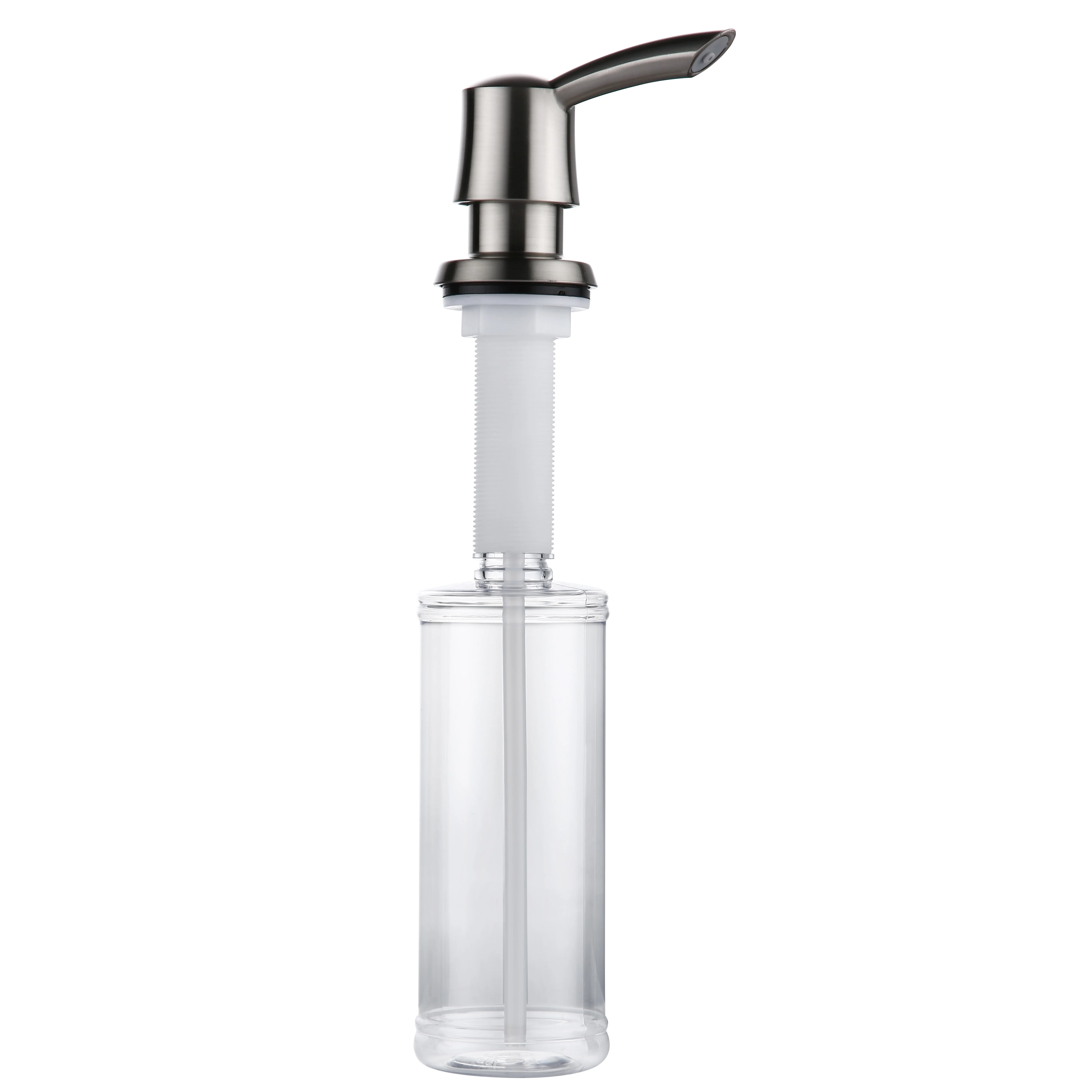 Brushed Nickel 360 Degree Swivel Liquid Soap Dispenser Plastic Bottle Install In The Bathroom Kitchen Sink Deck Mounted Pump
Brushed Nickel 360 Degree Swivel Liquid Soap Dispenser Plastic Bottle Install In The Bathroom Kitchen Sink Deck Mounted Pump