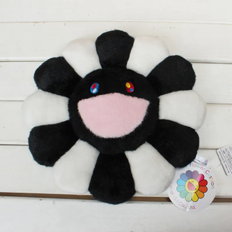 60CM KAWS OriginalFake Takashi MURAKAMI Sun Flower Plush Double-sided Pillow Car Back Cushion Action Figure Decoration X1158
60CM KAWS OriginalFake Takashi MURAKAMI Sun Flower Plush Double-sided Pillow Car Back Cushion Action Figure Decoration X1158