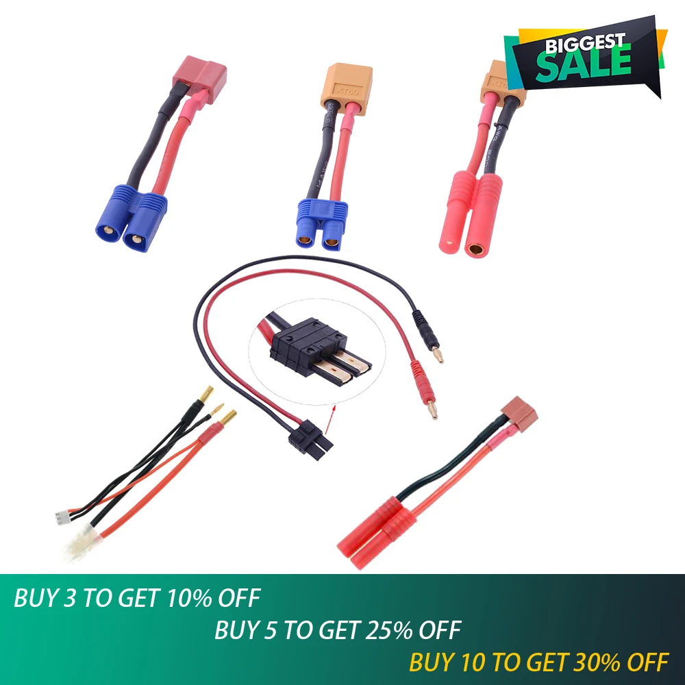 1pcs T plug to XT60 plug / EC3 Plug / Tamiya Plug Connector Balance Charge Cable for RC Helicopter Quadcopter LiPo Battery
1pcs T plug to XT60 plug / EC3 Plug / Tamiya Plug Connector Balance Charge Cable for RC Helicopter Quadcopter LiPo Battery