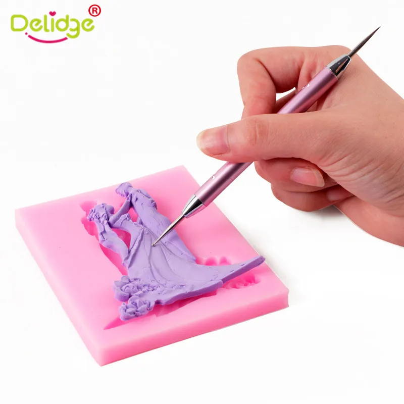 Delidge 5pcs/set Fondant Cake Decorating Pen 3D Sugarcraft Baking Pastry Fondant Cake Decorating Tools
Delidge 5pcs/set Fondant Cake Decorating Pen 3D Sugarcraft Baking Pastry Fondant Cake Decorating Tools