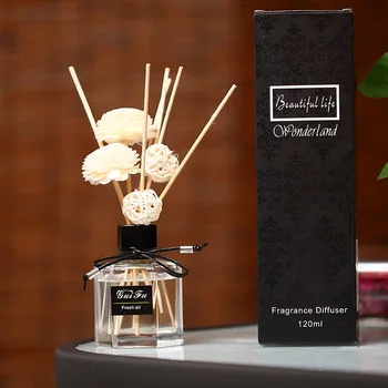 120ml Hexagon Bottle Aroma Oil France Essential Oil Product with Rattan Sticks Home Decoration Lily Osmanthus Jasmine Daisy
120ml Hexagon Bottle Aroma Oil France Essential Oil Product with Rattan Sticks Home Decoration Lily Osmanthus Jasmine Daisy