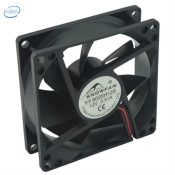 YY 8025H12S Oil Sleeve Bearing Axial Cooling Fan DC 12V 0.51A 3W 3500RPM 8025 8cm 80*80*25mm 2 Wires
YY 8025H12S Oil Sleeve Bearing Axial Cooling Fan DC 12V 0.51A 3W 3500RPM 8025 8cm 80*80*25mm 2 Wires