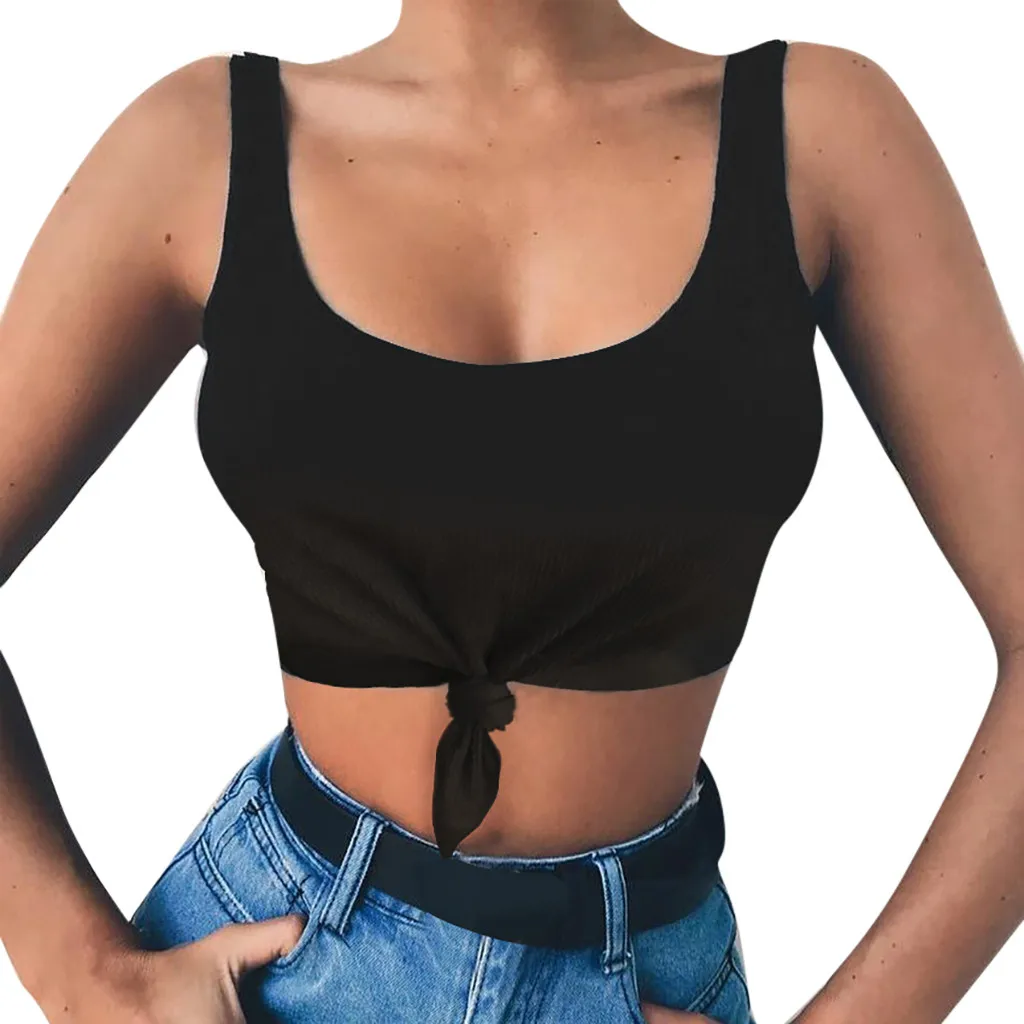 Sexy Womens Off Shoulder Bandage Crop Top Sexy Short O-Neck Solid Bandage Knotted Tank Tops Sleeveless Vest #522
Sexy Womens Off Shoulder Bandage Crop Top Sexy Short O-Neck Solid Bandage Knotted Tank Tops Sleeveless Vest #522