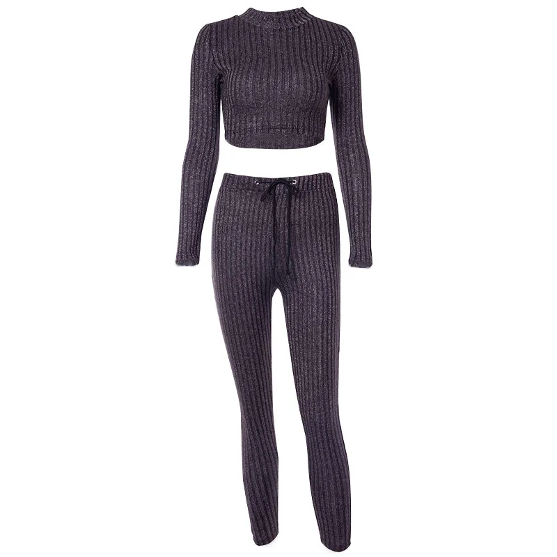 INITIALDREAM Women Knitted Two Pieces Set Pullover Crop Tops and Elastic Pencil Pants Tracksuit Spring Autumn Casual 2 Piece Set
INITIALDREAM Women Knitted Two Pieces Set Pullover Crop Tops and Elastic Pencil Pants Tracksuit Spring Autumn Casual 2 Piece Set