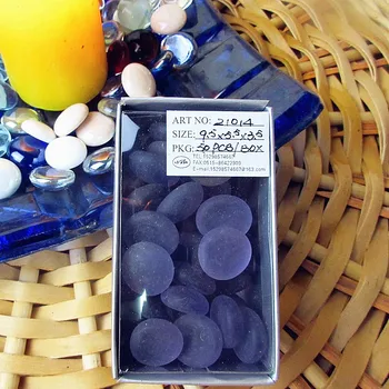 50pc wholesale manufacturers deep purple round flat glass beads aquarium bottom decoration frosted convex circular glass beads
50pc wholesale manufacturers deep purple round flat glass beads aquarium bottom decoration frosted convex circular glass beads