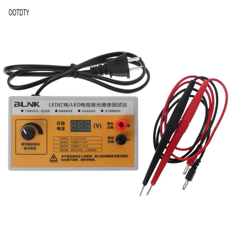 AC 220V Screen Led Backlighting LED LCD TV LED backlighti Tester Lamp beads Light board LED light detection Tool
AC 220V Screen Led Backlighting LED LCD TV LED backlighti Tester Lamp beads Light board LED light detection Tool