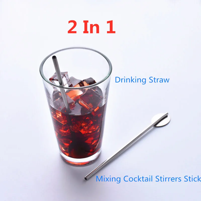 Yooap 2 In 1 Creative Drinking Straw and Mixing Cocktail Stirrers Sticks Reusable Stainless Steel Pro Tea Tools Bar Accessories
Yooap 2 In 1 Creative Drinking Straw and Mixing Cocktail Stirrers Sticks Reusable Stainless Steel Pro Tea Tools Bar Accessories