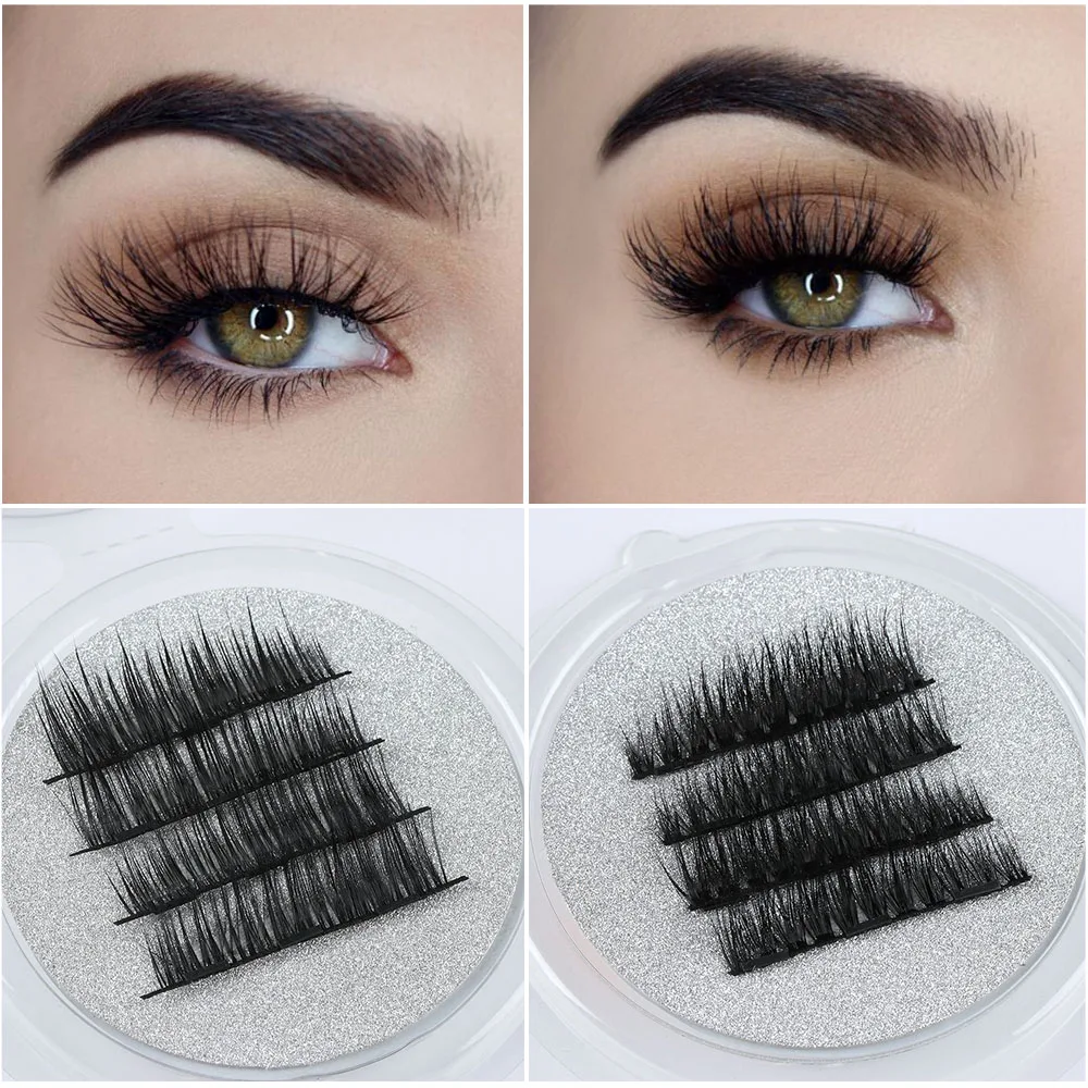 4 PCS Triple Magnetic False Eyelashes Extension Tools Handmade Glue-free Full Coverage Thick Long Lashes Women Eye Makeup Tool
4 PCS Triple Magnetic False Eyelashes Extension Tools Handmade Glue-free Full Coverage Thick Long Lashes Women Eye Makeup Tool