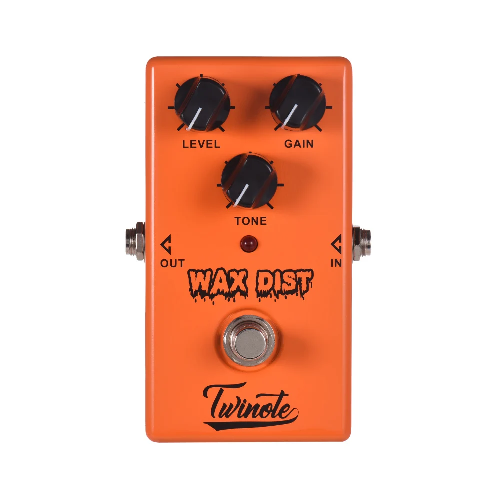 

Twinote WAX DIST Guitar Effect Pedal Classical Distortion Guitar Pedal British Style Full Metal Shell True Bypass