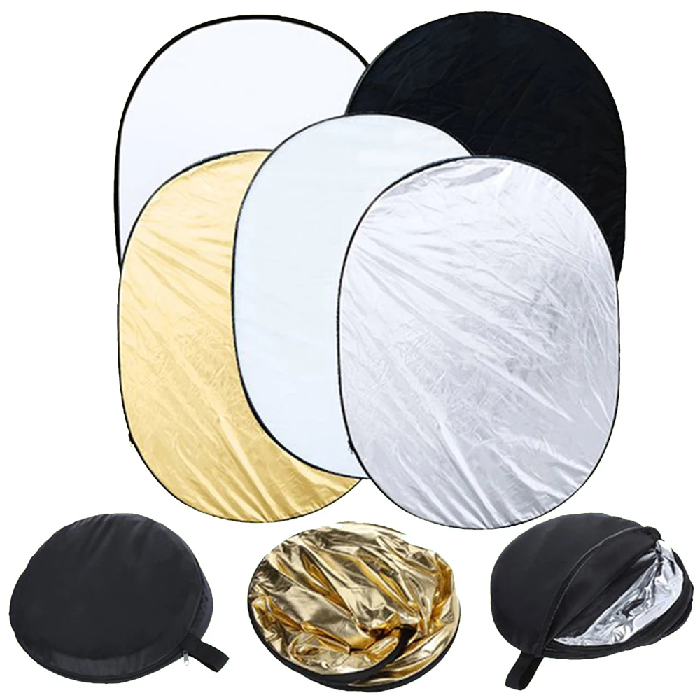 90x120cm 35x47 inch 5 in 1 Collapsible Multi Disc Light Reflector & Carry Bag For Photography Studio Photo Outdoor Lighting
90x120cm 35x47 inch 5 in 1 Collapsible Multi Disc Light Reflector & Carry Bag For Photography Studio Photo Outdoor Lighting