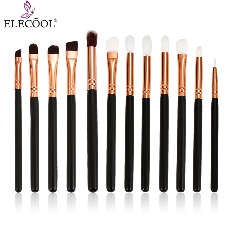 ELECOOL 12/4/1pcs Eye Makeup Brushes Kit Women Eyeshadow Powder Eyeliner Blending Brushes Eye Shadow Brushes Pincel Maquiagem
ELECOOL 12/4/1pcs Eye Makeup Brushes Kit Women Eyeshadow Powder Eyeliner Blending Brushes Eye Shadow Brushes Pincel Maquiagem