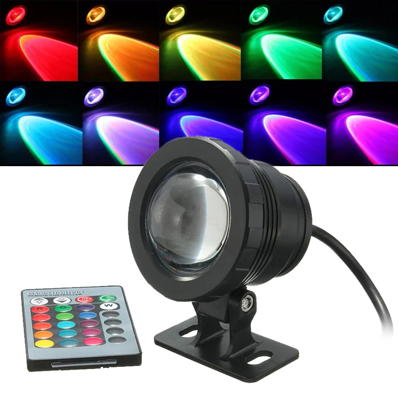 5W 10W RGB LED Light Fountain Pool Pond Spotlight Underwater Waterproof AC85-265V
5W 10W RGB LED Light Fountain Pool Pond Spotlight Underwater Waterproof AC85-265V