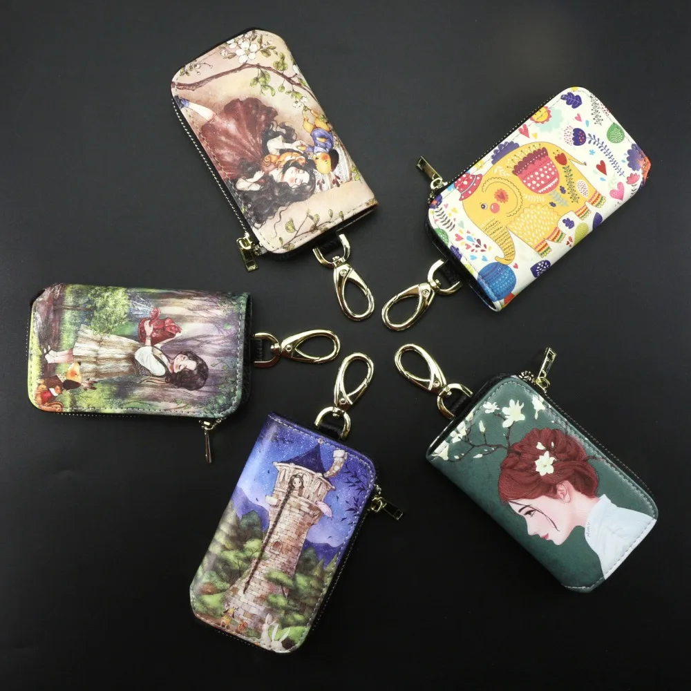 2019 Hot Fashion Women Housekeeper Key Holder Leather Men's Car Keys Wallets Cartoon Keys Pouch Case Cute Ladies Key Ring Bag
2019 Hot Fashion Women Housekeeper Key Holder Leather Men's Car Keys Wallets Cartoon Keys Pouch Case Cute Ladies Key Ring Bag