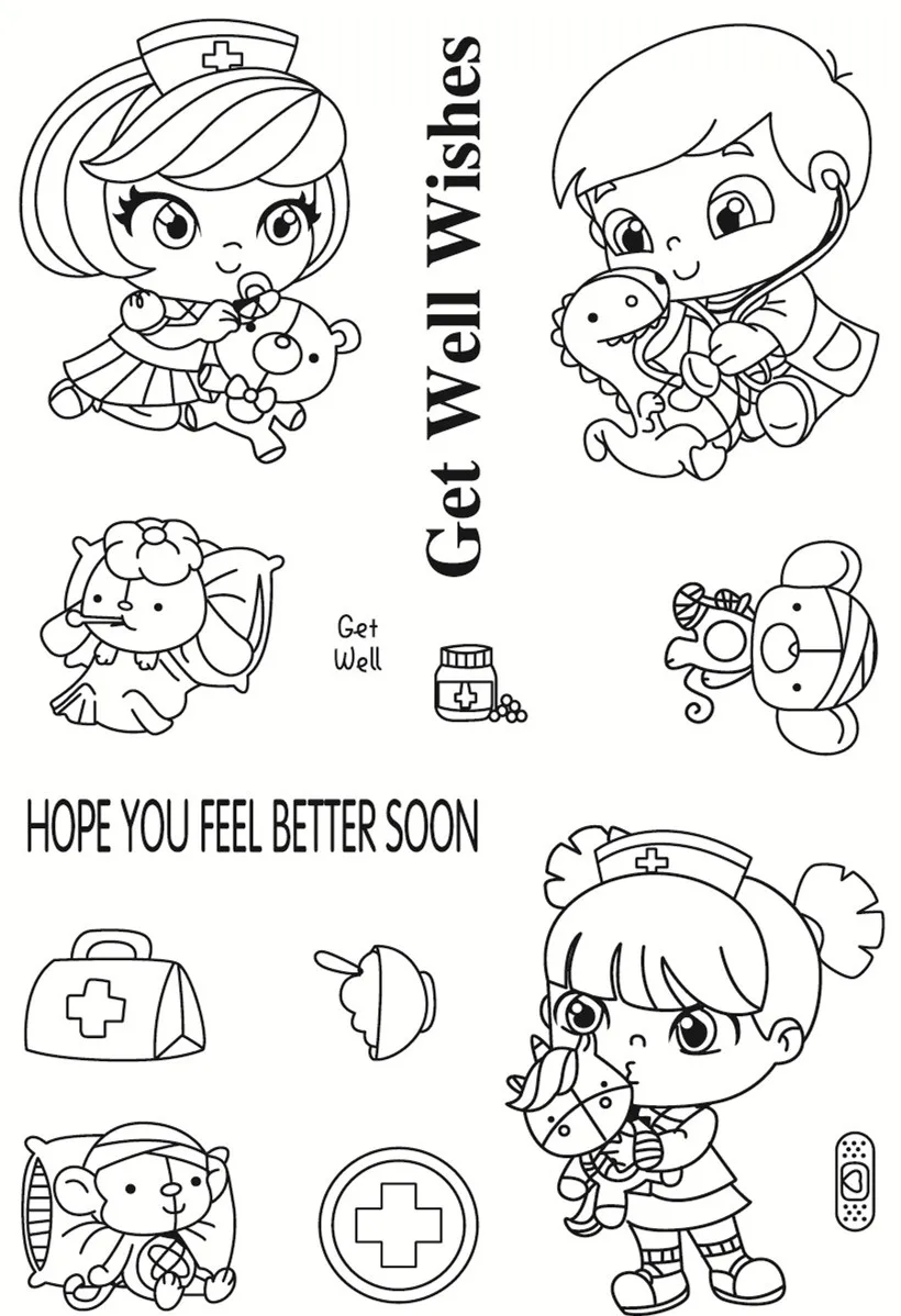 Cartoon Doctor stamp Clear Stamp for Scrapbooking Transparent Silicone Rubber DIY Photo Album Decor R99
Cartoon Doctor stamp Clear Stamp for Scrapbooking Transparent Silicone Rubber DIY Photo Album Decor R99