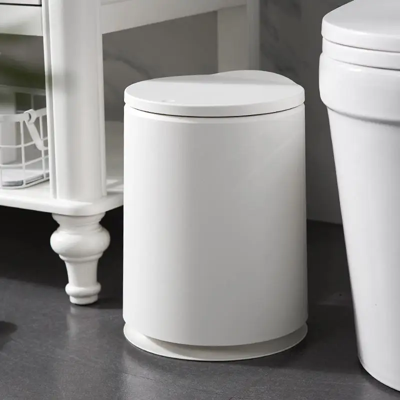 4/10L Pressing Type Round Plastic Trash Can Double-Layer Multi-Purpose Bathroom/Bedroom Trash Can Nordic Household Cleaning Tool
4/10L Pressing Type Round Plastic Trash Can Double-Layer Multi-Purpose Bathroom/Bedroom Trash Can Nordic Household Cleaning Tool