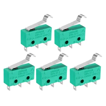 Uxcell 16A 5A125/250VAC Micro Limit Switch SPDT NO NC 3 Terminals Momentary Long Hinge Lever Simulated R-Lever Green 5PCS
Uxcell 16A 5A125/250VAC Micro Limit Switch SPDT NO NC 3 Terminals Momentary Long Hinge Lever Simulated R-Lever Green 5PCS