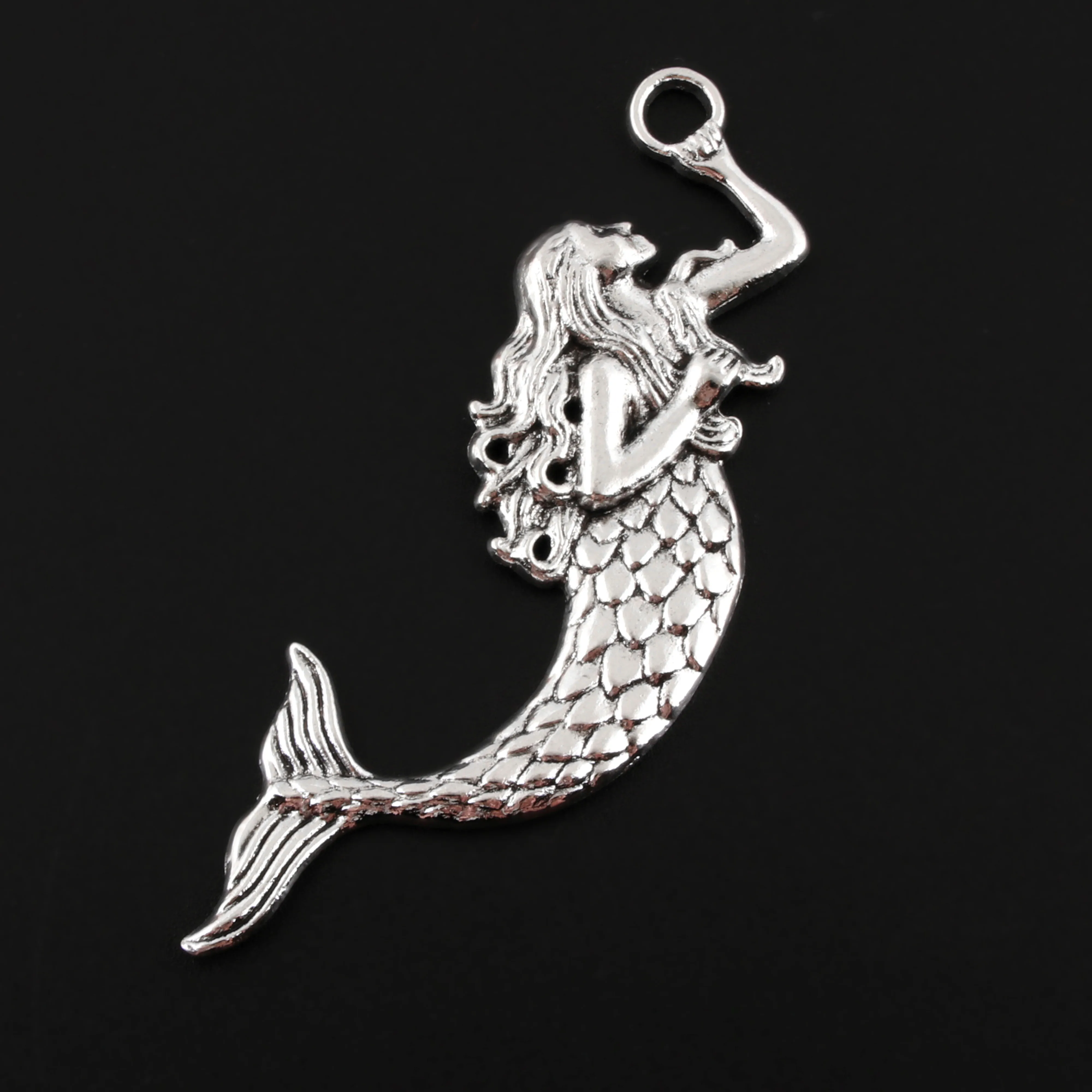 5Pcs Antique Silver Europe Mermaid Charms Nautical Beach Pendant For Jewelry Making DIY Accessories Wholesale 77X21mm A1886
5Pcs Antique Silver Europe Mermaid Charms Nautical Beach Pendant For Jewelry Making DIY Accessories Wholesale 77X21mm A1886
