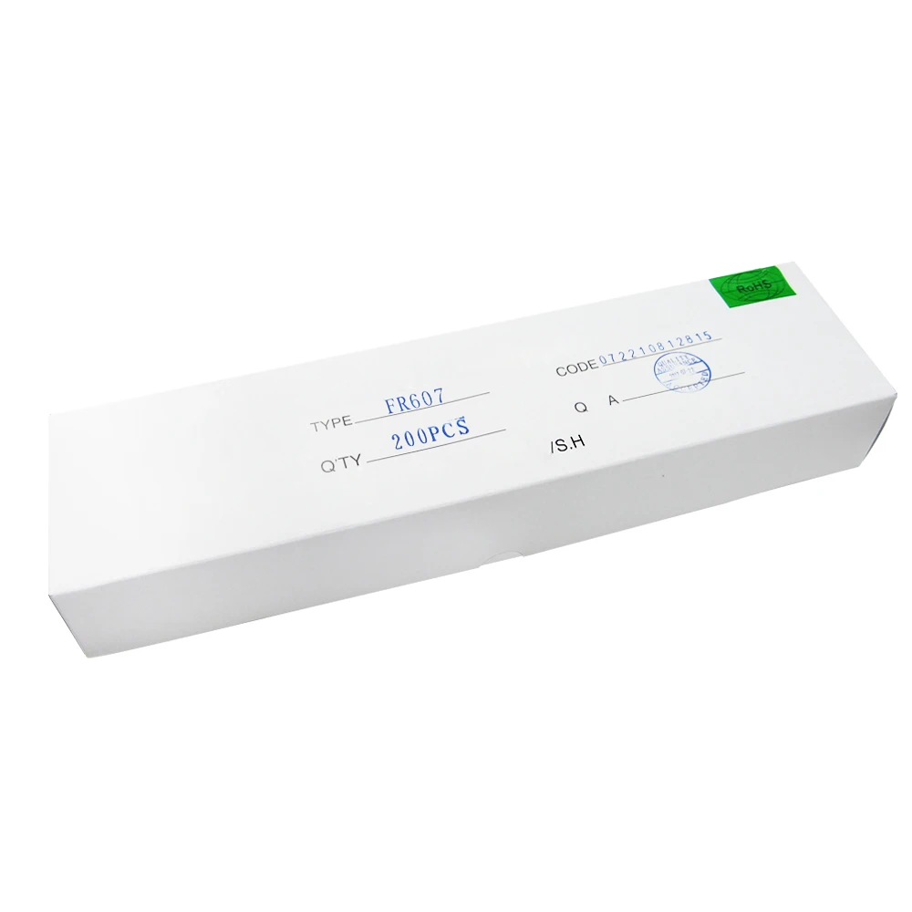 Быстрый RE COVERY выпрямитель ERS FR607 607 6A 1000V DO 41 DIP Диод Главный IC две интегрированные