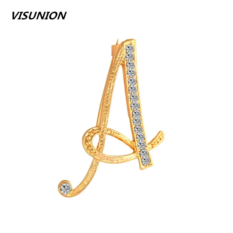 A to Z Metal Letter Brooch Pins New Rhinestone Crystal Brooches 26 Initial Letters lapel Pins Brooches Clip Name Jewelry
A to Z Metal Letter Brooch Pins New Rhinestone Crystal Brooches 26 Initial Letters lapel Pins Brooches Clip Name Jewelry