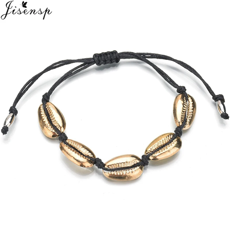Jisensp New Arrival Gold Shell Bracelets Fashion Bohemian Style Beach Sea Shell Bracelet Jewelry for Women Birthday Gift
Jisensp New Arrival Gold Shell Bracelets Fashion Bohemian Style Beach Sea Shell Bracelet Jewelry for Women Birthday Gift