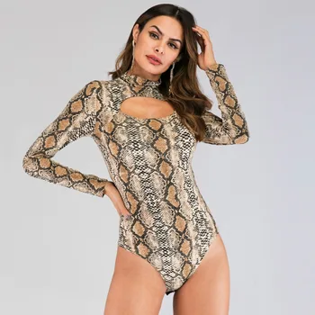 Snakeskin Print Women Jumpsuit Bodysuit Hollow Out Skinny Overalls Rompers Long Sleeve macacao S92994
Snakeskin Print Women Jumpsuit Bodysuit Hollow Out Skinny Overalls Rompers Long Sleeve macacao S92994