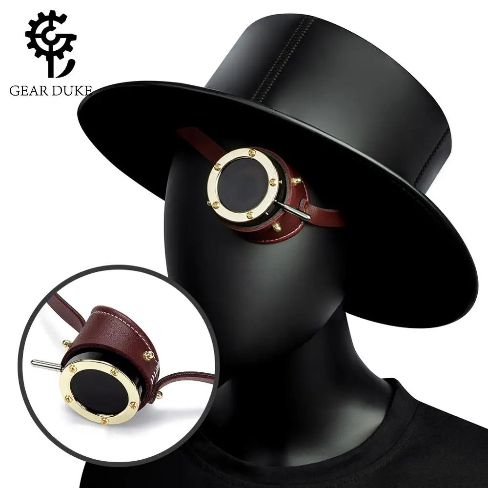GEARDUKE Safety goggles Vintage Steampunk goggles cyclops goggles Gothic Cosplay Costume for the left eye (Metal)
GEARDUKE Safety goggles Vintage Steampunk goggles cyclops goggles Gothic Cosplay Costume for the left eye (Metal)