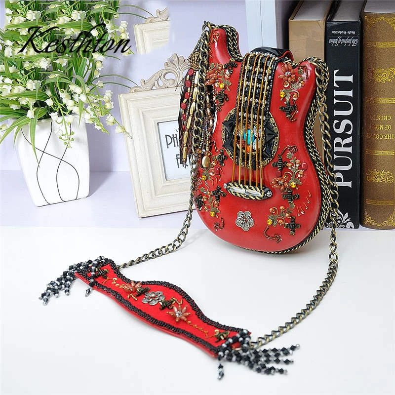 Guitar ladies handbags fashion personality women single shoulder bags for female chains red luxury famous brand crossbody bag
Guitar ladies handbags fashion personality women single shoulder bags for female chains red luxury famous brand crossbody bag