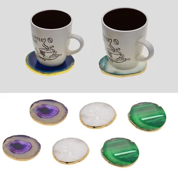 6 Pieces Colorful Real Agate 60-80mm Quartz Crystal Slice Pendants Coaster For Jewelry Making DIY Crafts White + Green + Purple
6 Pieces Colorful Real Agate 60-80mm Quartz Crystal Slice Pendants Coaster For Jewelry Making DIY Crafts White + Green + Purple