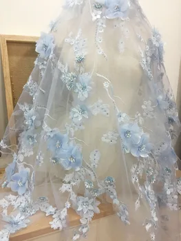 1 yard Luxury 3D Rhinestone Beaded Flower Lace Fabric in Blue Bridal Dress Wedding Gown Lace Fabric , Haute Couture Fabric
1 yard Luxury 3D Rhinestone Beaded Flower Lace Fabric in Blue Bridal Dress Wedding Gown Lace Fabric , Haute Couture Fabric