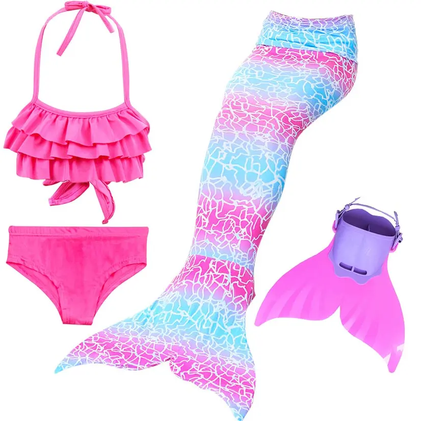 4pcs/Set Rainbow Children Mermaid Tail with Diamonds with Monofin for Girls Kids Costume Swimming Swimmable Mermaid Tail Costume
4pcs/Set Rainbow Children Mermaid Tail with Diamonds with Monofin for Girls Kids Costume Swimming Swimmable Mermaid Tail Costume