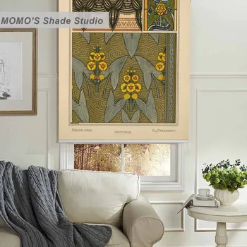 MOMO Painting Roller Blinds Blackout Window Curtains Roller Shades Blinds Thermal Insulated Fabric Custom Size,PRB set806
MOMO Painting Roller Blinds Blackout Window Curtains Roller Shades Blinds Thermal Insulated Fabric Custom Size,PRB set806