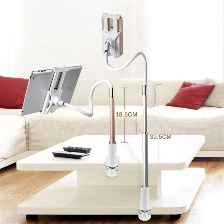 Universal Tablet PC Phone Holder Flexible Long Arm Lazy Holder Desktop Bed Stand Clamp Bracket for 4-10.5 inch Tablet Cellphone
Universal Tablet PC Phone Holder Flexible Long Arm Lazy Holder Desktop Bed Stand Clamp Bracket for 4-10.5 inch Tablet Cellphone