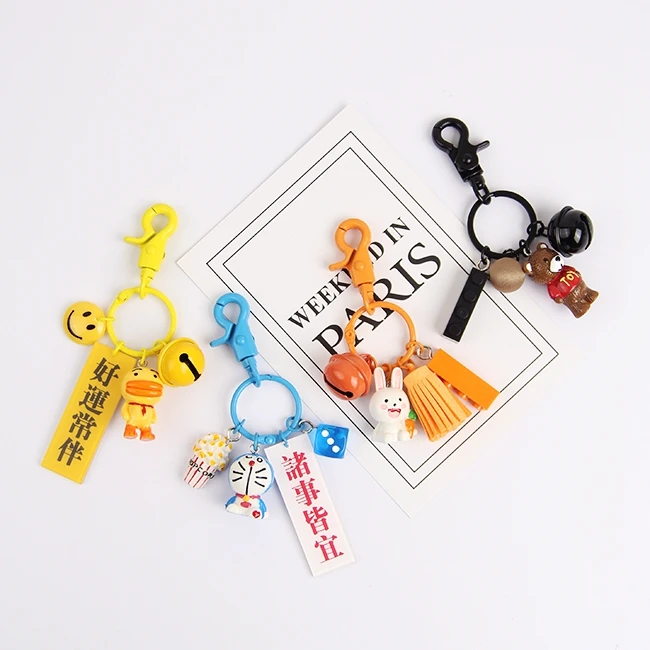 Cute Cartoon Bear Duck Doraemon Bunny Animal Anime Keychain Key Chain For Women Key Ring Chains Car Bag Charm Kids Toys D288
Cute Cartoon Bear Duck Doraemon Bunny Animal Anime Keychain Key Chain For Women Key Ring Chains Car Bag Charm Kids Toys D288
