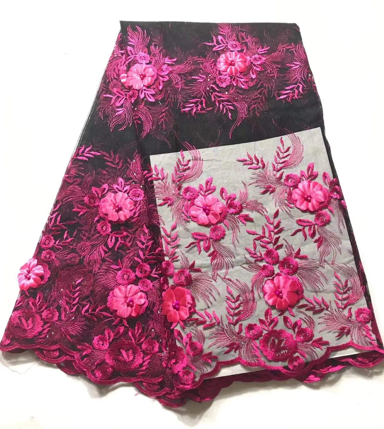 New Purple African Lace Fabric Embroidered Nigerian Guipure for Wedding High Quality 2019 French Tulle Lace Fabric with Beads
New Purple African Lace Fabric Embroidered Nigerian Guipure for Wedding High Quality 2019 French Tulle Lace Fabric with Beads