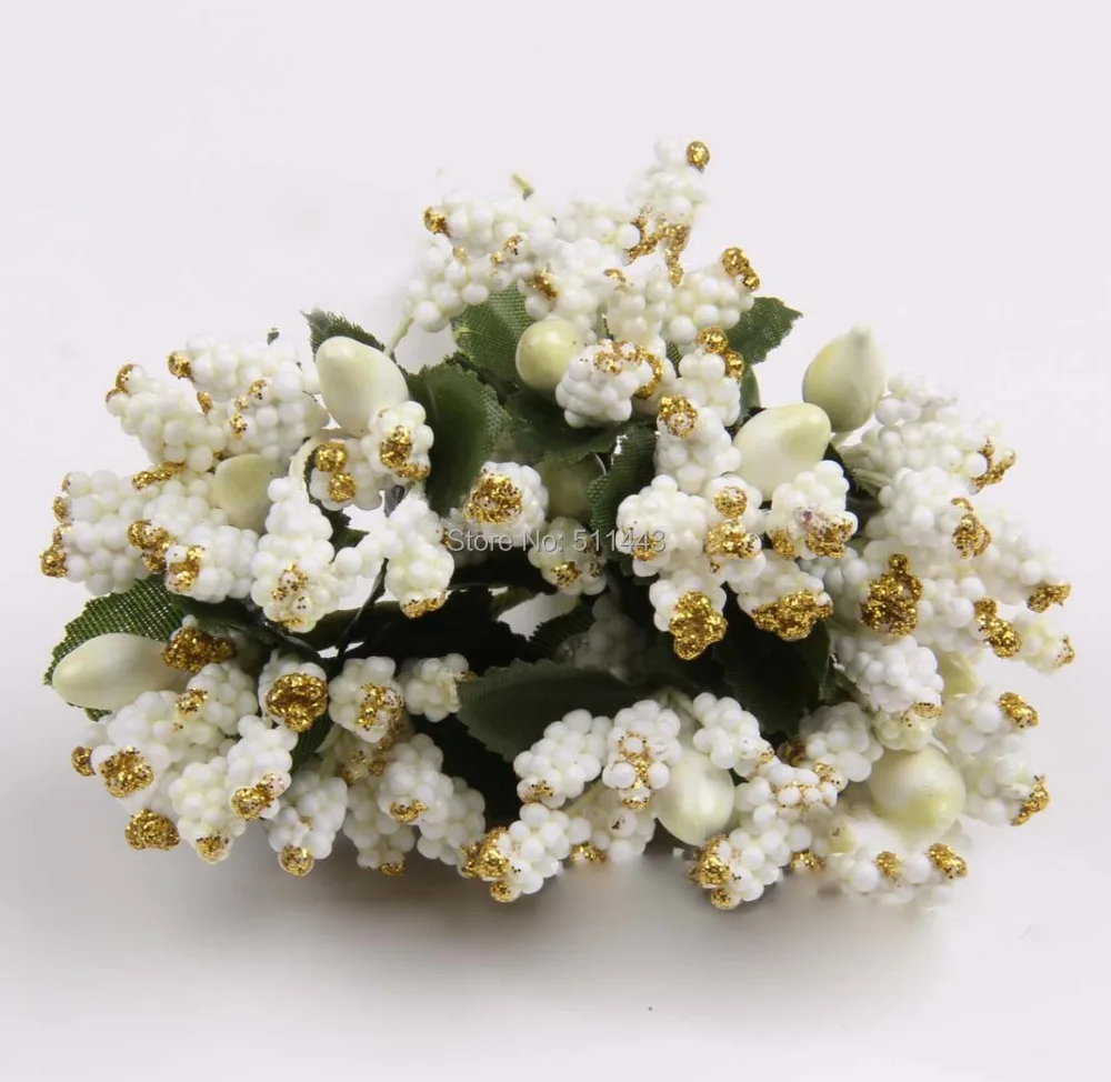 144pcs Glittered Artificial Pip Berry Flower Bouquet Scrapbooking Fruit Flower Stamen Garland Gift Box Accessories
144pcs Glittered Artificial Pip Berry Flower Bouquet Scrapbooking Fruit Flower Stamen Garland Gift Box Accessories