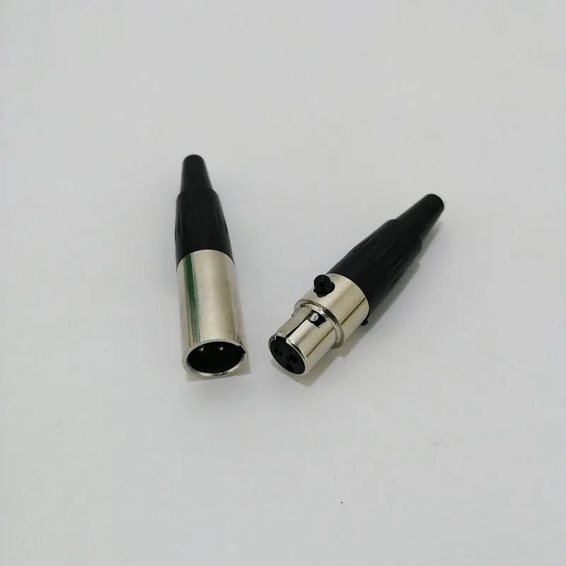 Mini 3 Pin XLR microphone audio cable male female plug connector cable terminal XLR adaptador Audio connector
Mini 3 Pin XLR microphone audio cable male female plug connector cable terminal XLR adaptador Audio connector