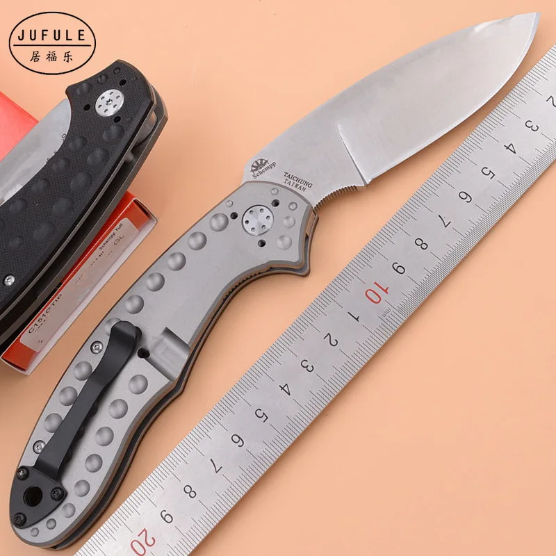 JUFULE Spider C151GTIP Schempp Tuff 3V Blade Titanium G10 Folding Outdoor Survival fruit EDC Tool camping hunting Kitchen Knife
JUFULE Spider C151GTIP Schempp Tuff 3V Blade Titanium G10 Folding Outdoor Survival fruit EDC Tool camping hunting Kitchen Knife