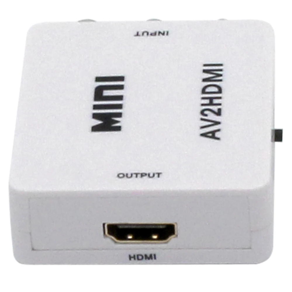 New Mini Composite AV RCA to HDMI Video Converter Adapter Full HD 720/1080p UP Scaler AV2HDMI for HDTV Standard TV
New Mini Composite AV RCA to HDMI Video Converter Adapter Full HD 720/1080p UP Scaler AV2HDMI for HDTV Standard TV