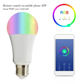Smart WiFi LED Light Bulb Multi-Color Dimmable No Hub Required Free APP Remote Control Amazon Alexa Google Assistant TB Sale
Smart WiFi LED Light Bulb Multi-Color Dimmable No Hub Required Free APP Remote Control Amazon Alexa Google Assistant TB Sale
