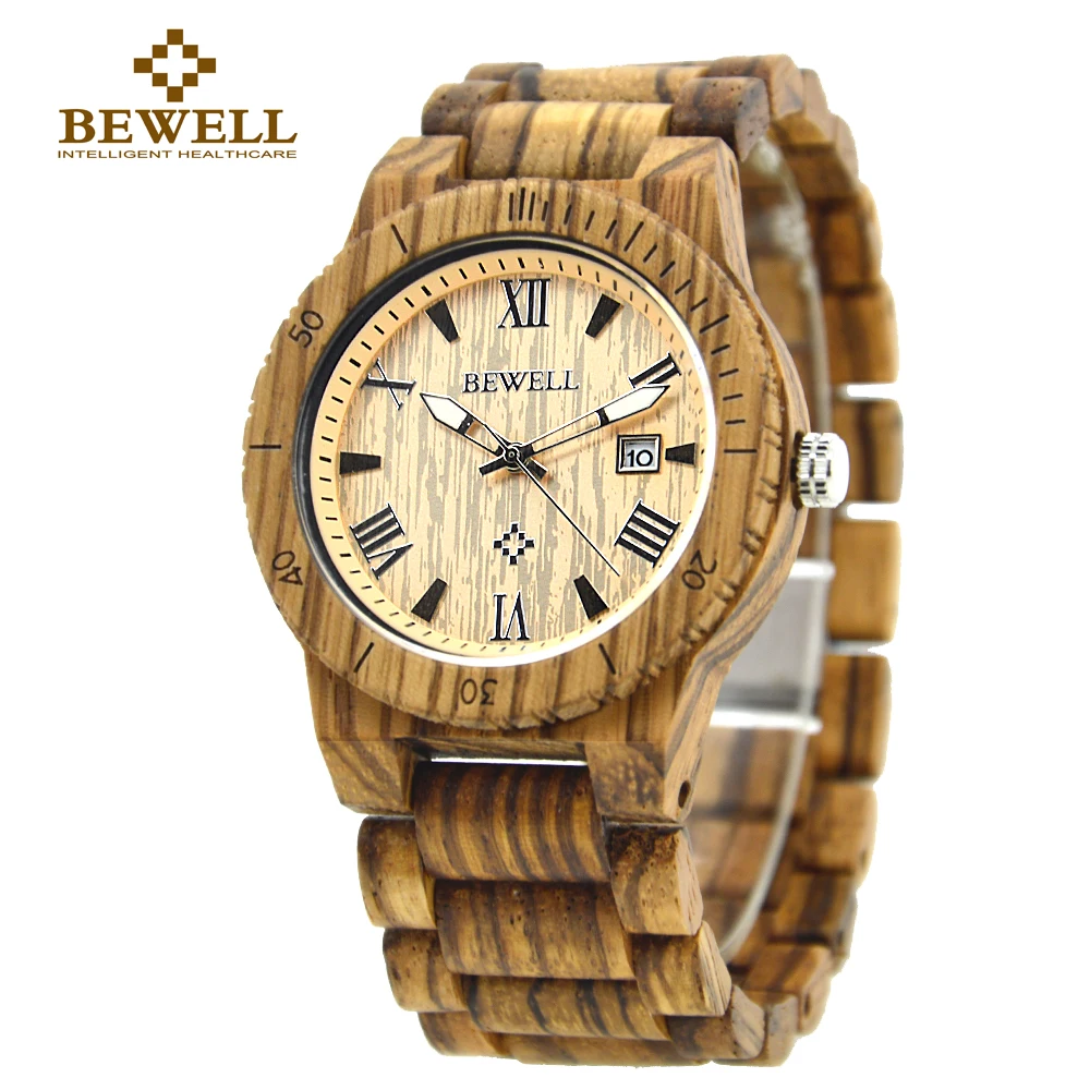 BEWELL Men's Watch Wood Handmade Top Brand Design Luxury Fashion Minimalist Special Gift Jewelry Quartz Watch 109B
BEWELL Men's Watch Wood Handmade Top Brand Design Luxury Fashion Minimalist Special Gift Jewelry Quartz Watch 109B